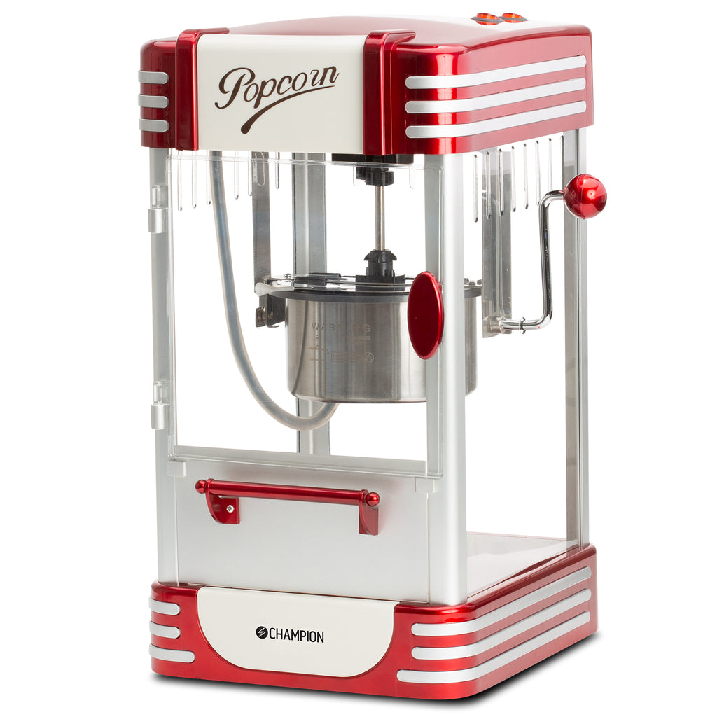 Champion Popcornmaskin Retro XL PCM406 Röd Metallic-Holykitchen