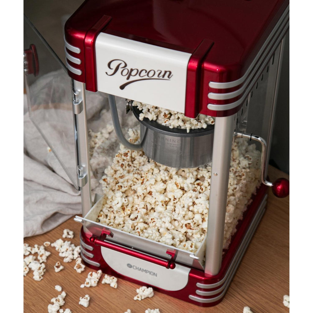 Champion Popcornmaskin Retro XL PCM406 Röd Metallic-Holykitchen