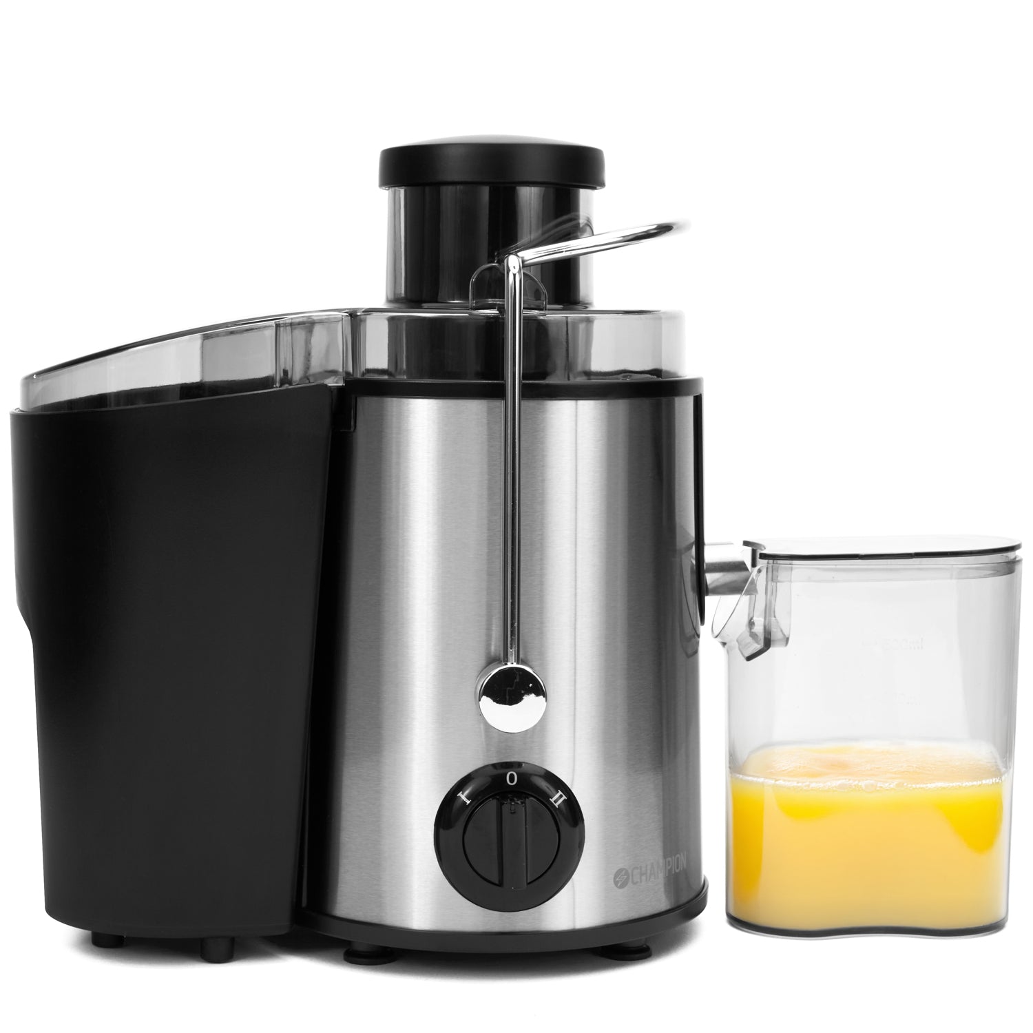 Champion Råsaftcentrifug 0,5L 600W RS400 Rostfri/Svart-Holykitchen
