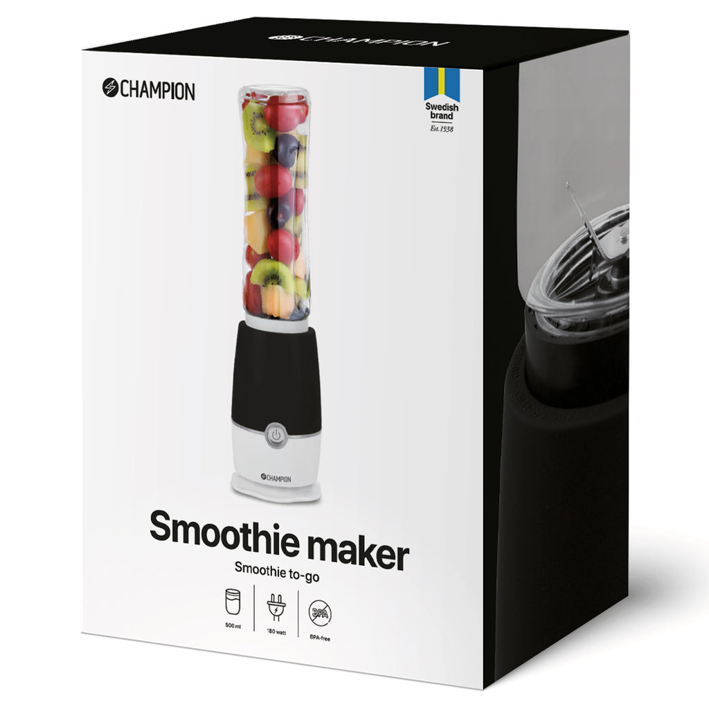 Champion Smoothie Maker 180W SM110 Svart/Vit-Holykitchen