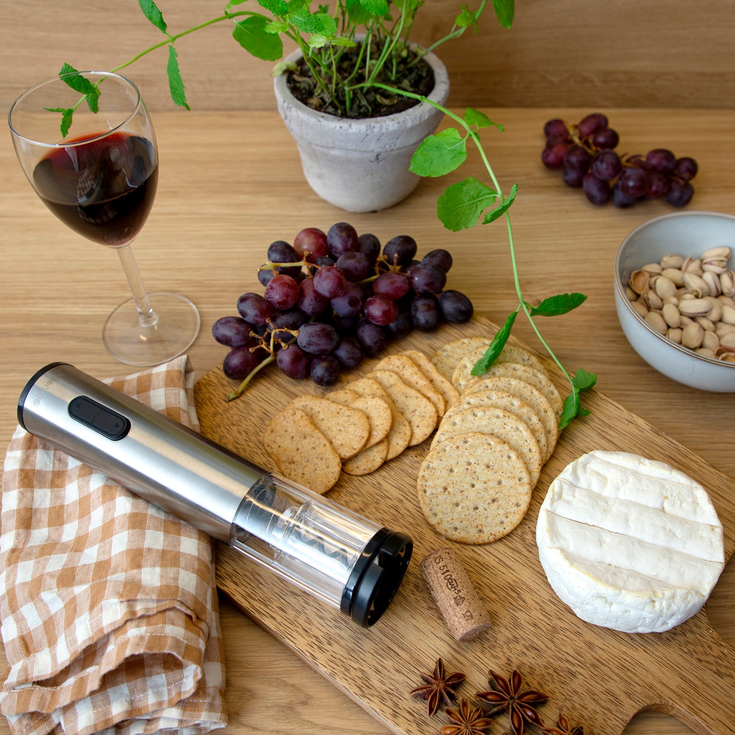 Champion Vinöppnare Elektrisk WO210 Rostfri-Holykitchen
