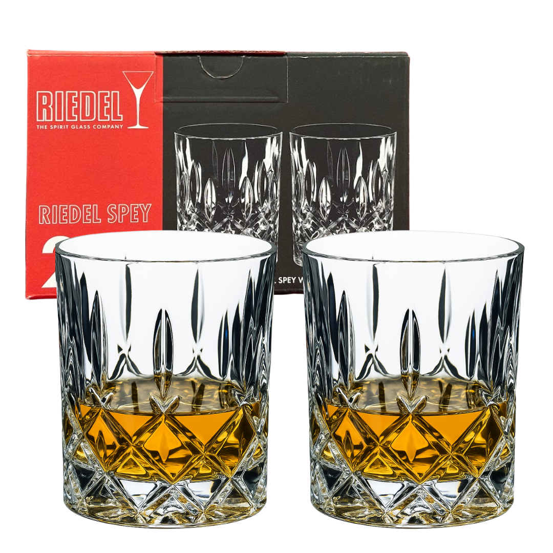 Whiskyglas 2-pack 29,5 cl – kristallglas med klassisk struktur