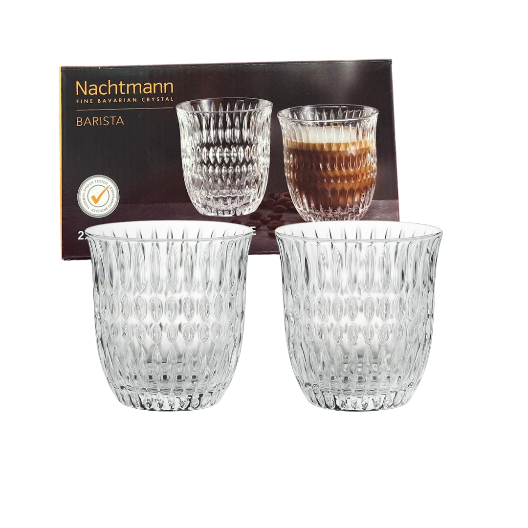 Cappuccinoglas 23,4 cl 2-pack – Klar kristall