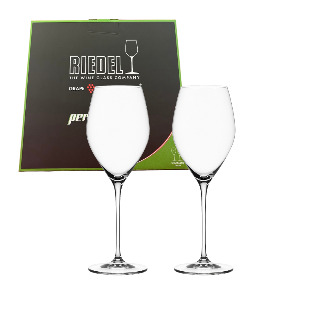 Champagneglas 2-pack 37,5 cl – kristallglas med optimerad form