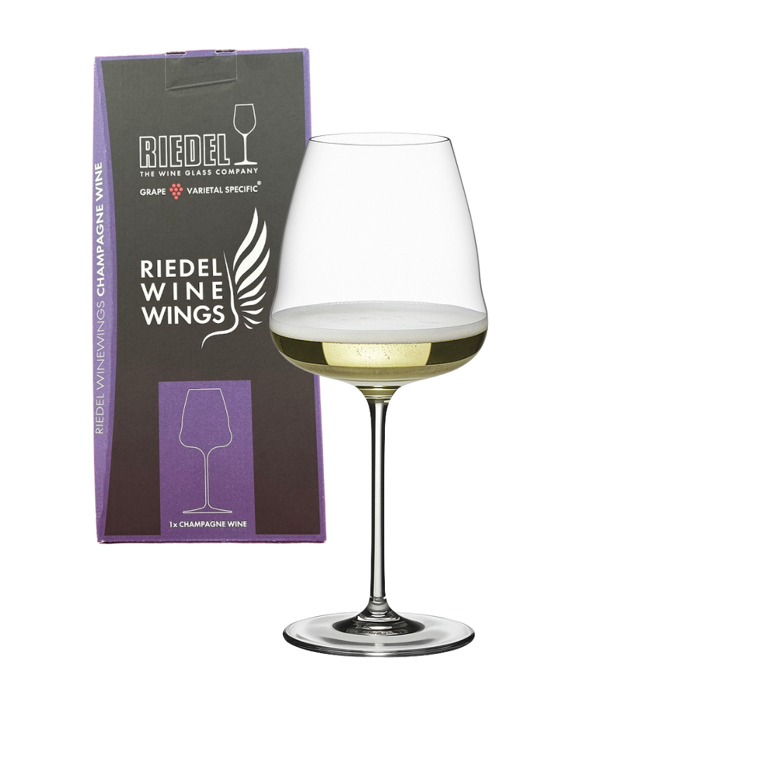 Champagneglas 74,2 cl – kristallglas i bred vingdesign