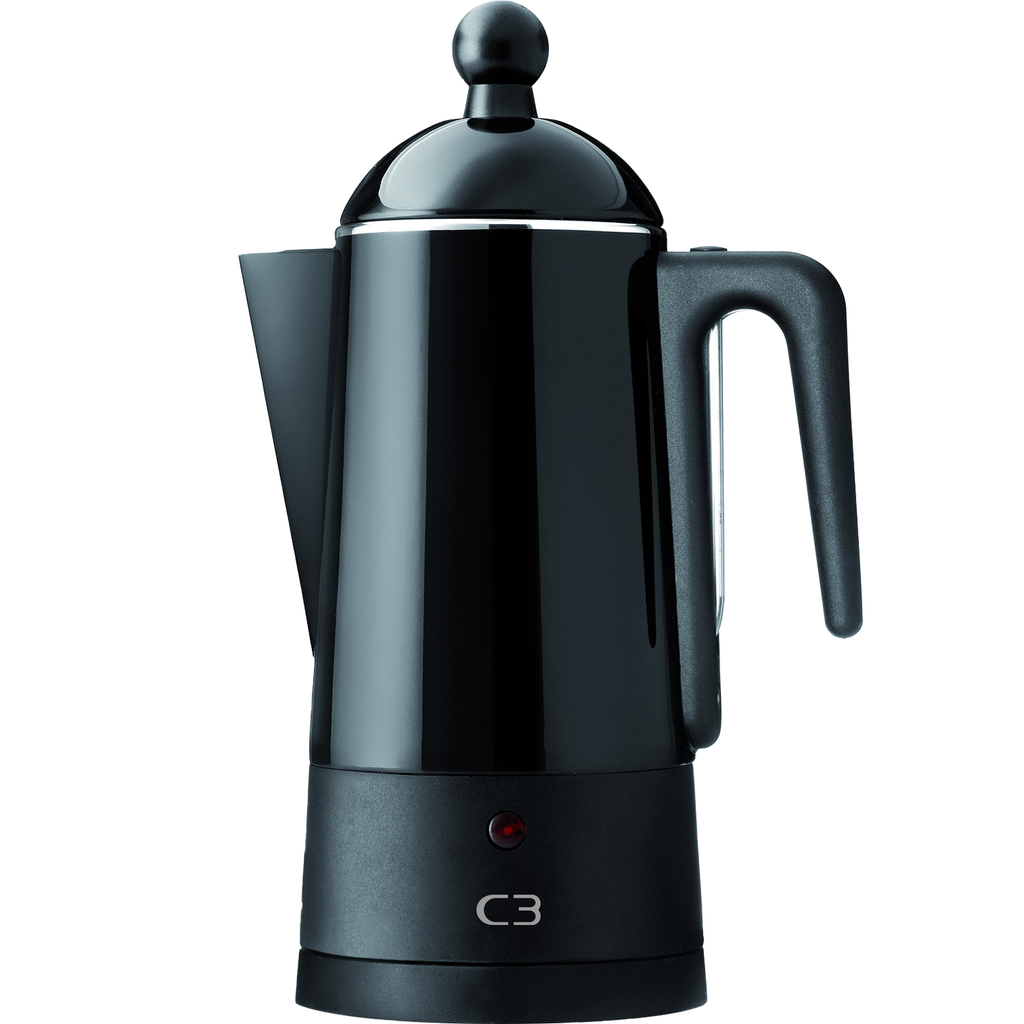 C3 Perkolator Design Svart stål 10kp-Holykitchen