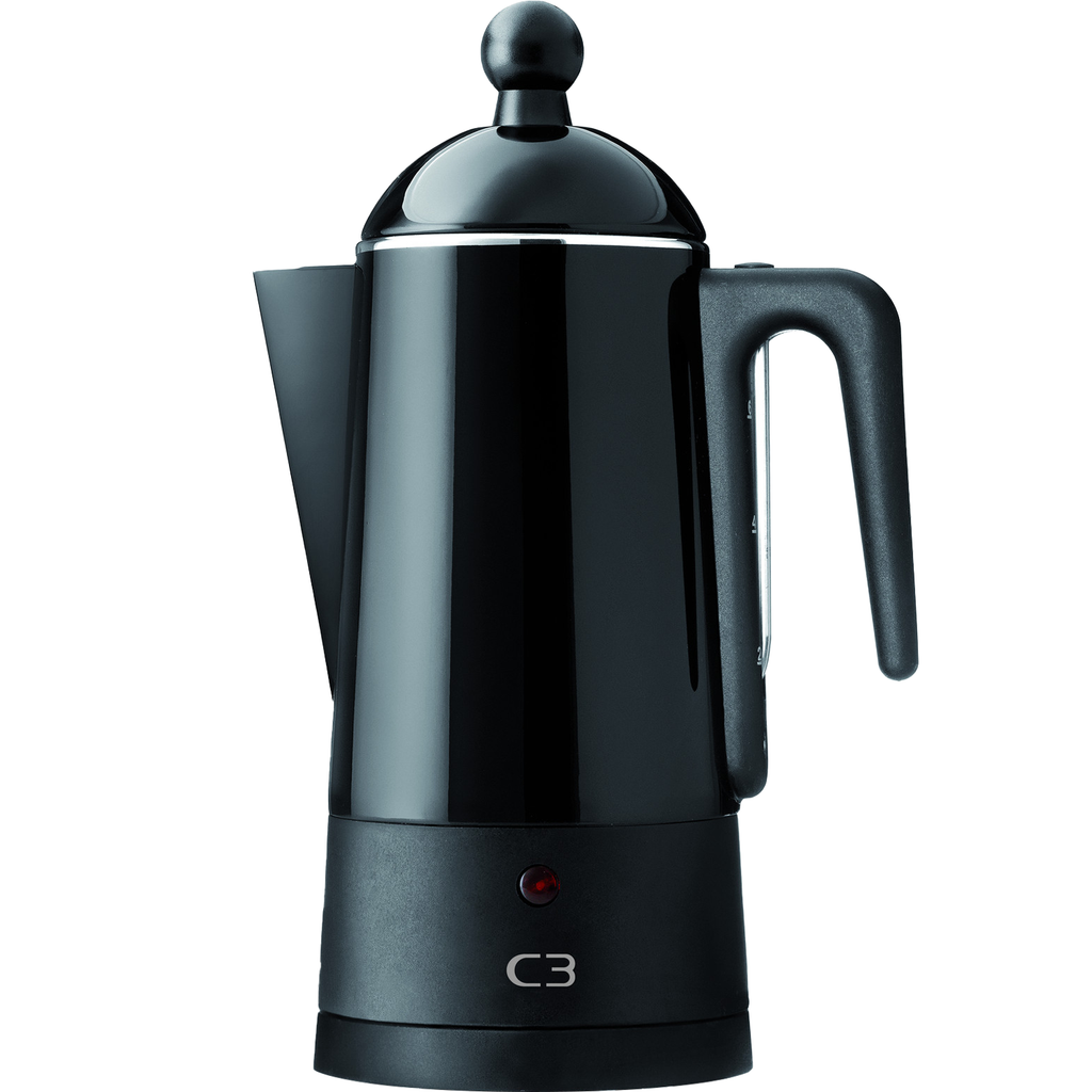 C3 Perkolator Design Svart stål 6kp-Holykitchen