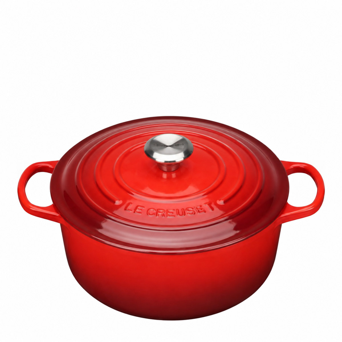 Le Creuset Signature Gjutjärnsgryta Rund 5,3 L Röd