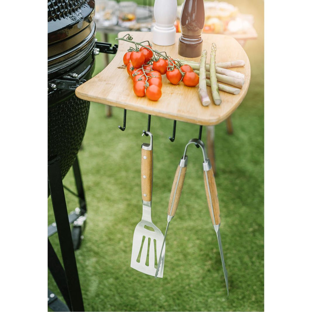 Dorre BBQ Grillspett 4 st rostfritt stål avkskjutare 45 cm-Holykitchen