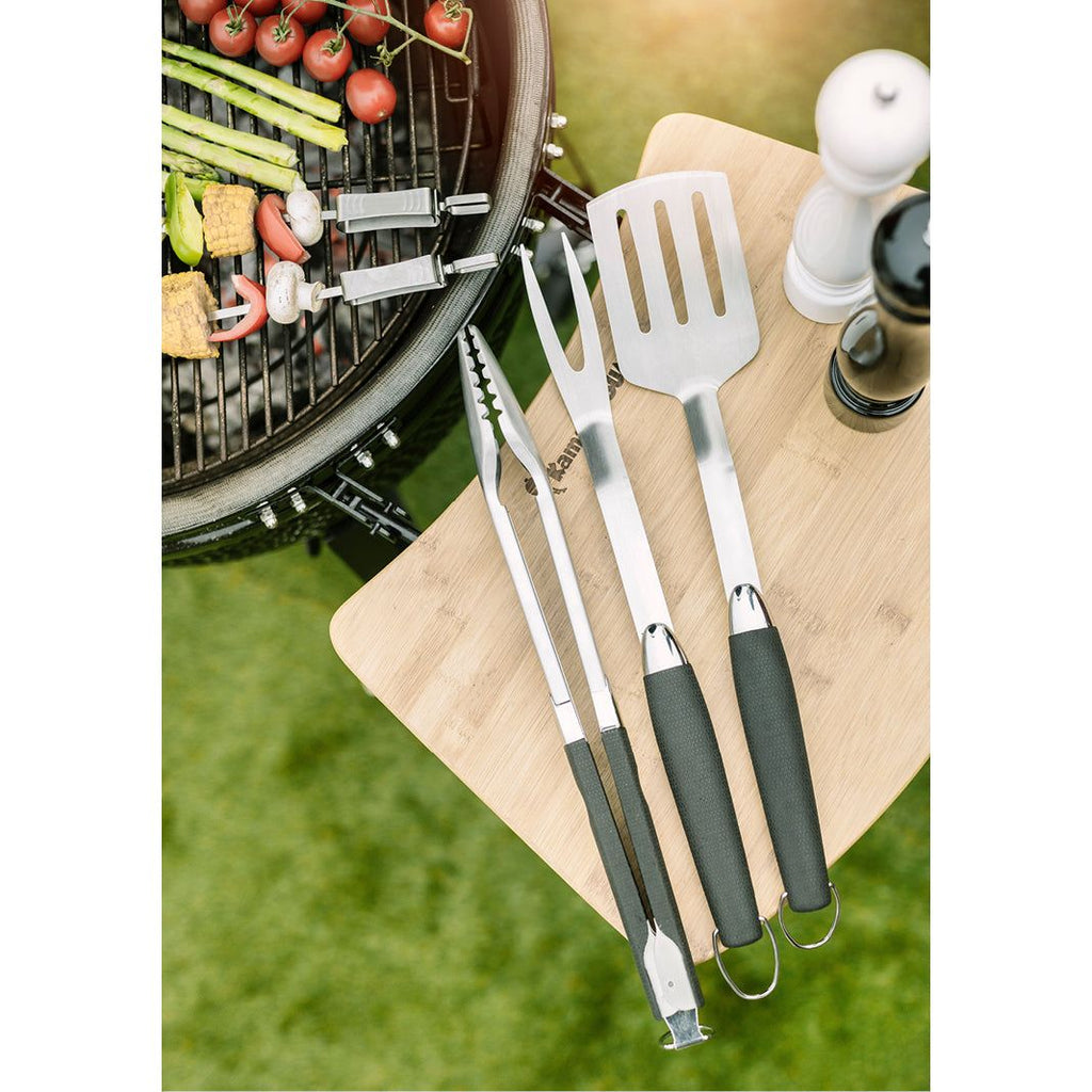 Dorre BBQ Grillspett 4 st rostfritt stål avkskjutare 45 cm-Holykitchen