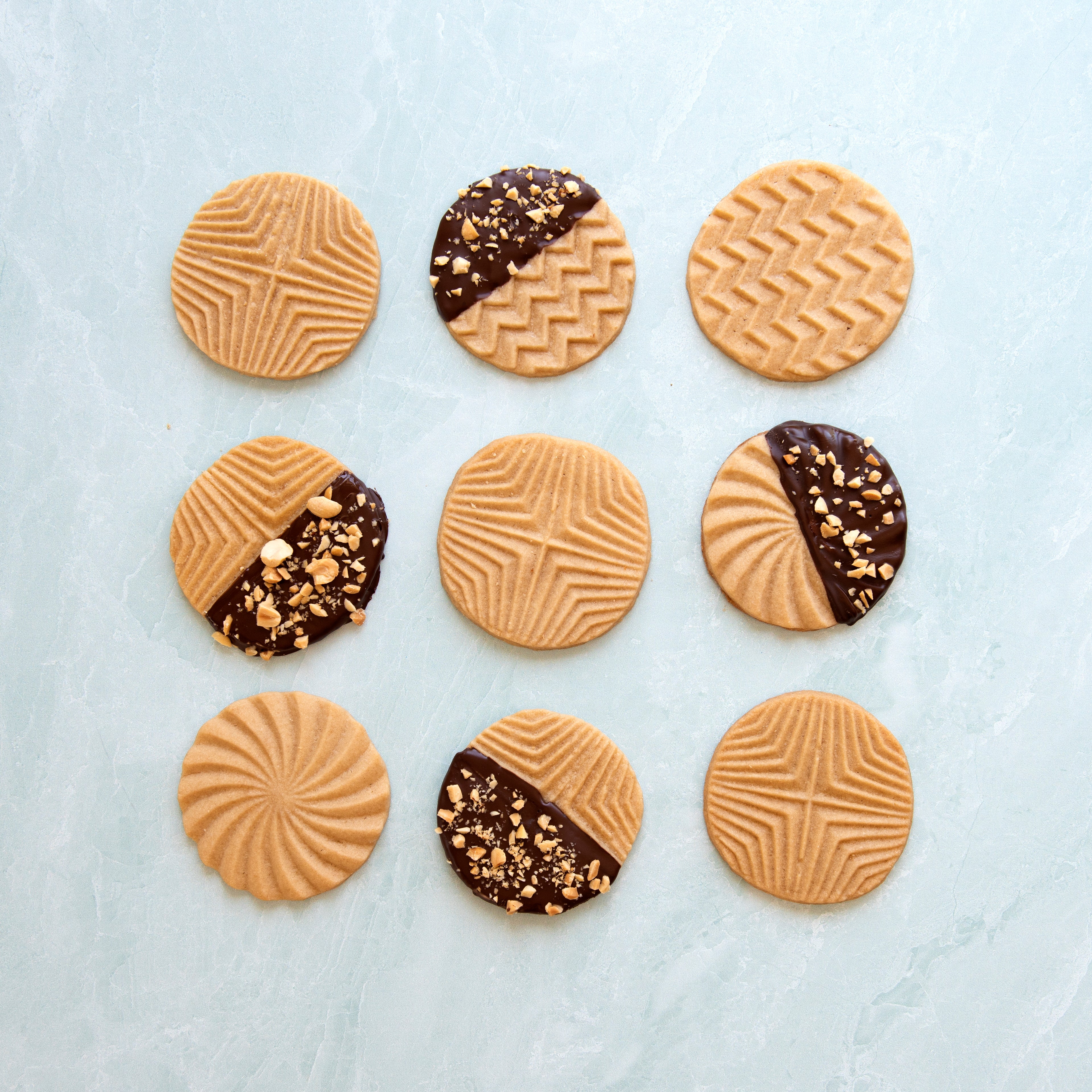 Nordic Ware Nordic Ware Geo Heirloom Cookie Stamps-Holykitchen