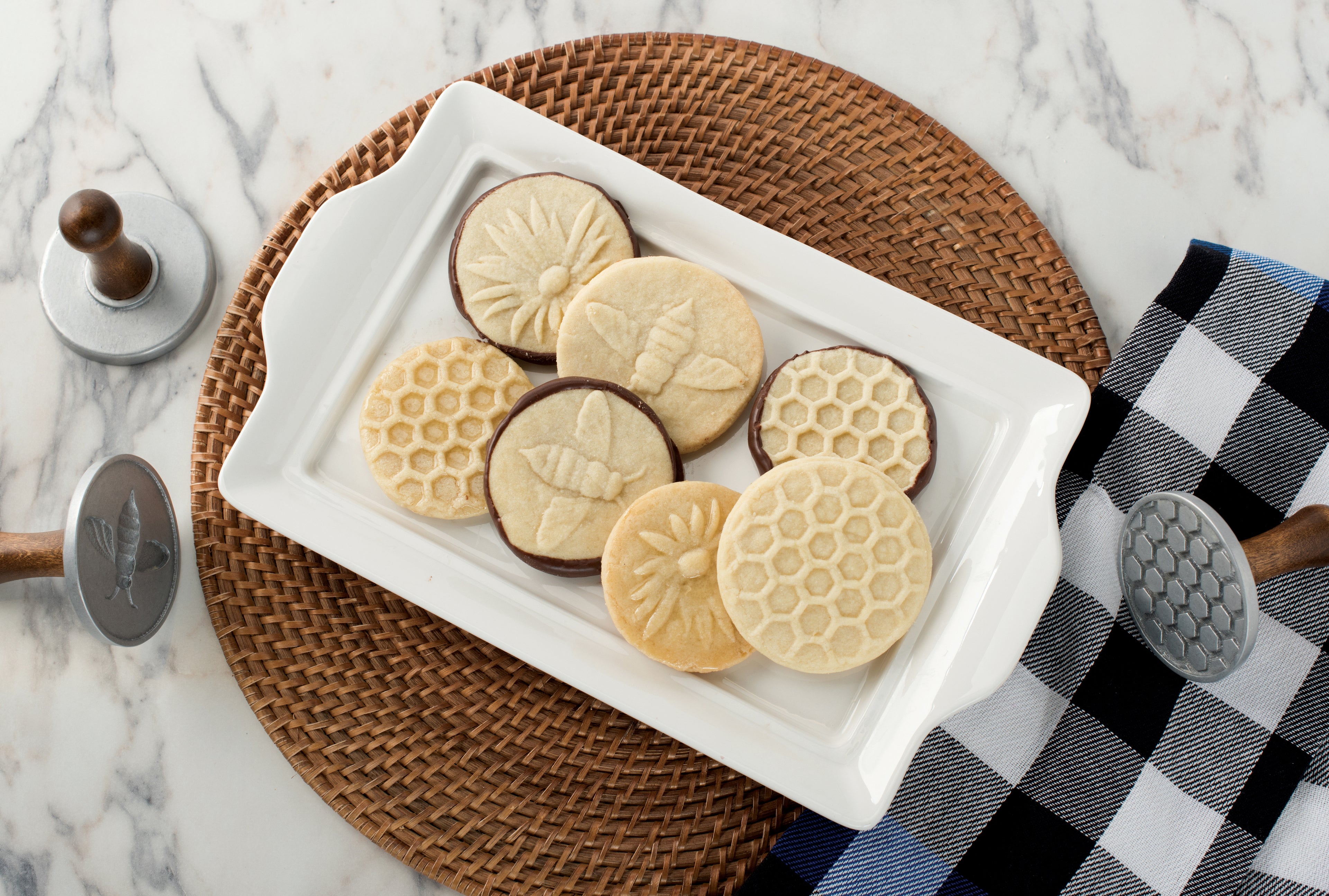 Nordic Ware Nordic Ware Honey Bee Cookie Stamp-Holykitchen