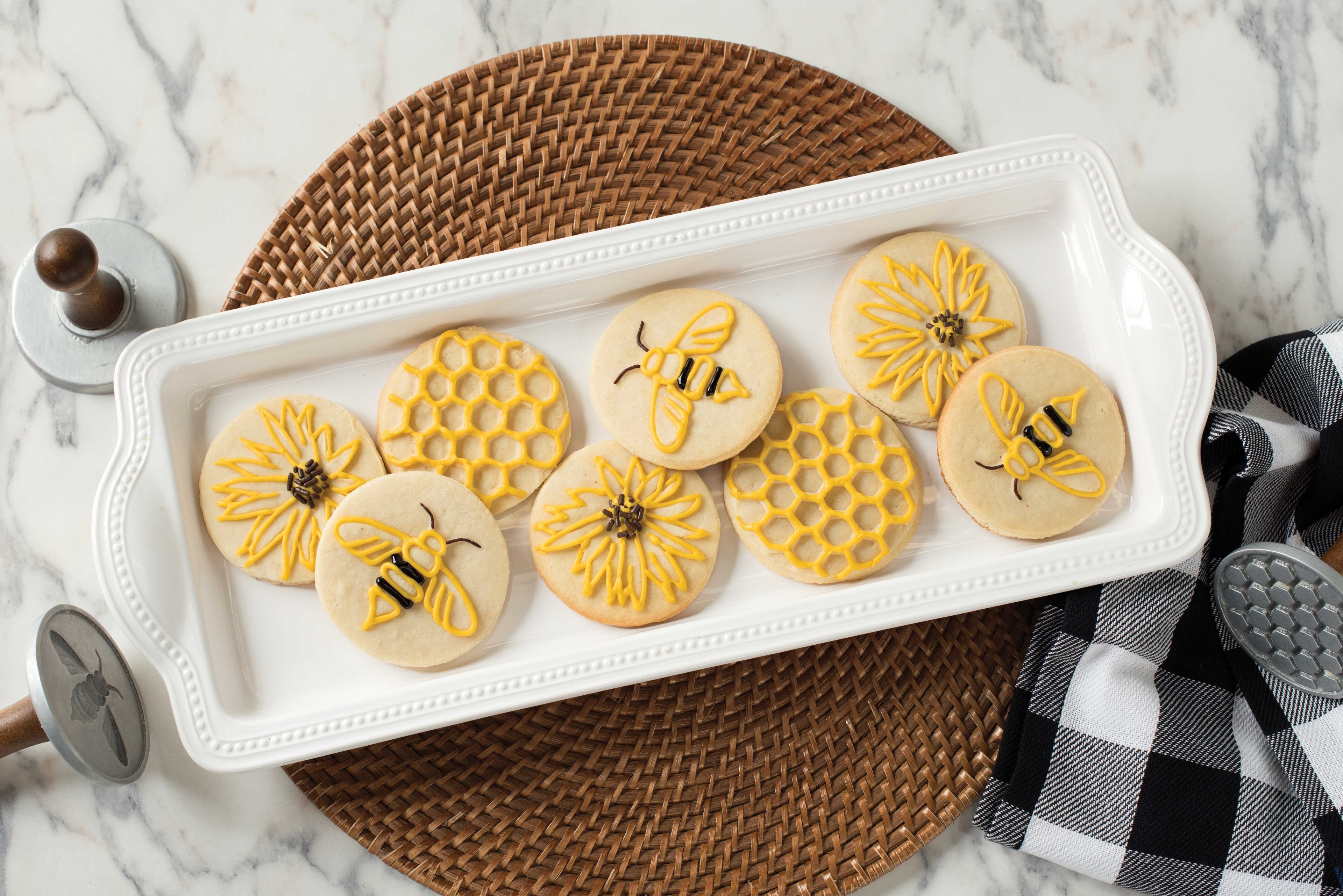 Nordic Ware Nordic Ware Honey Bee Cookie Stamp-Holykitchen