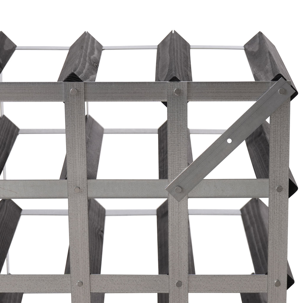 The Swedish Wine Rack Factory Vinställ 9 Flaskor Monterat Svart-Holykitchen