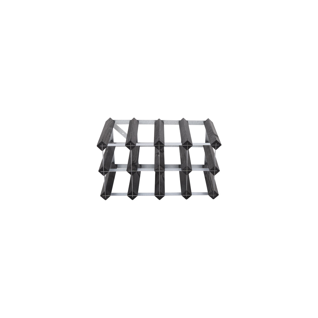 The Swedish Wine Rack Factory Vinställ 12 Flaskor Omonterat Svart-Holykitchen