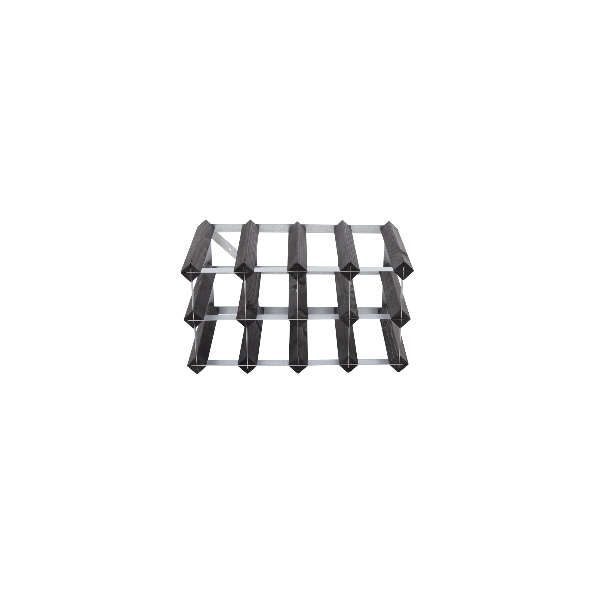 The Swedish Wine Rack Factory Vinställ 12 Flaskor Omonterat Svart-Holykitchen