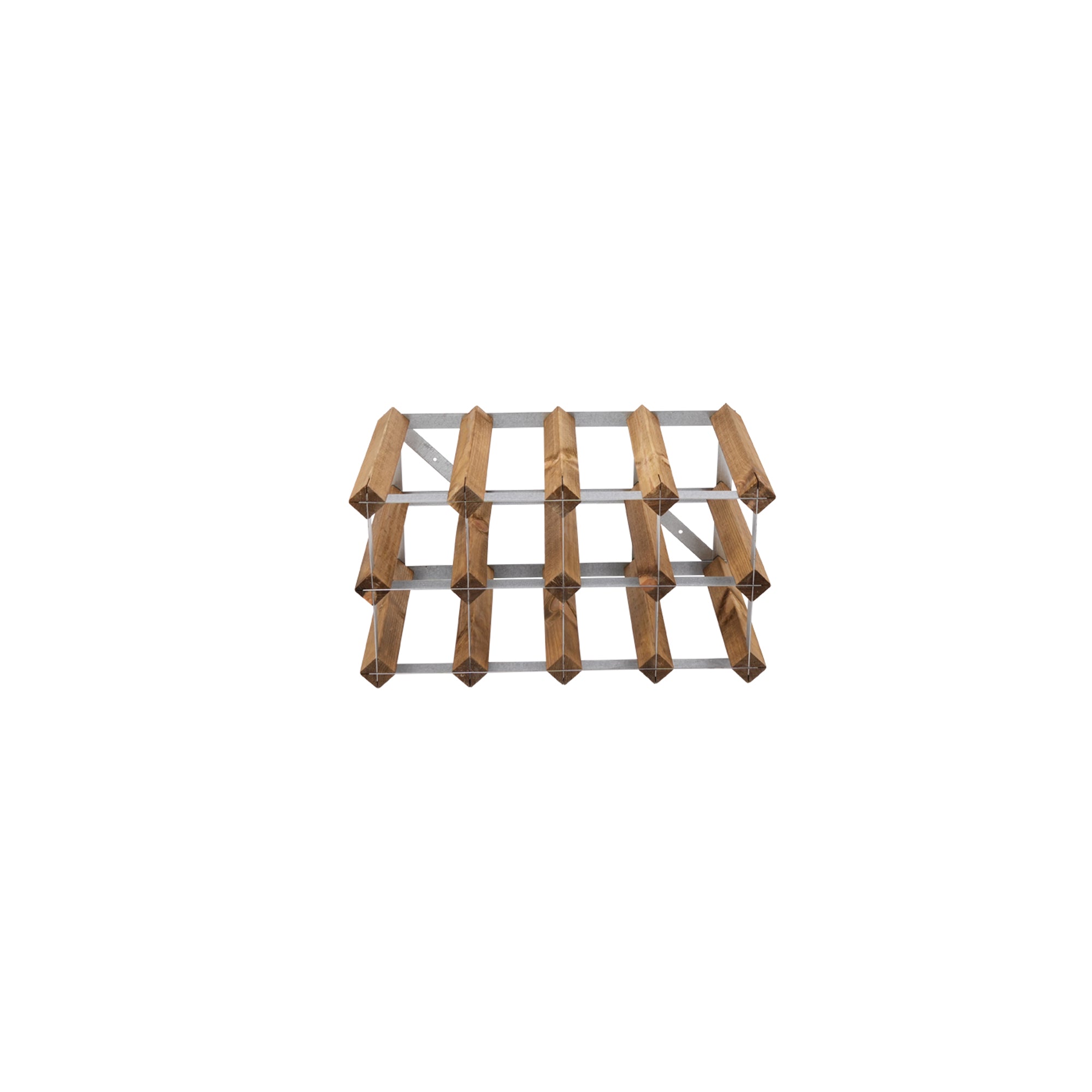 The Swedish Wine Rack Factory Vinställ 12 Flaskor Monterat Ljust Trä-Holykitchen