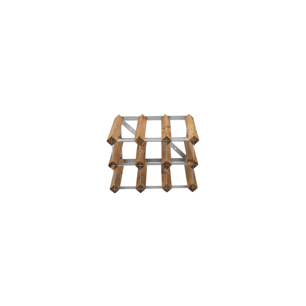 The Swedish Wine Rack Factory Vinställ 9 Flaskor Monterat Ljust Trä-Holykitchen