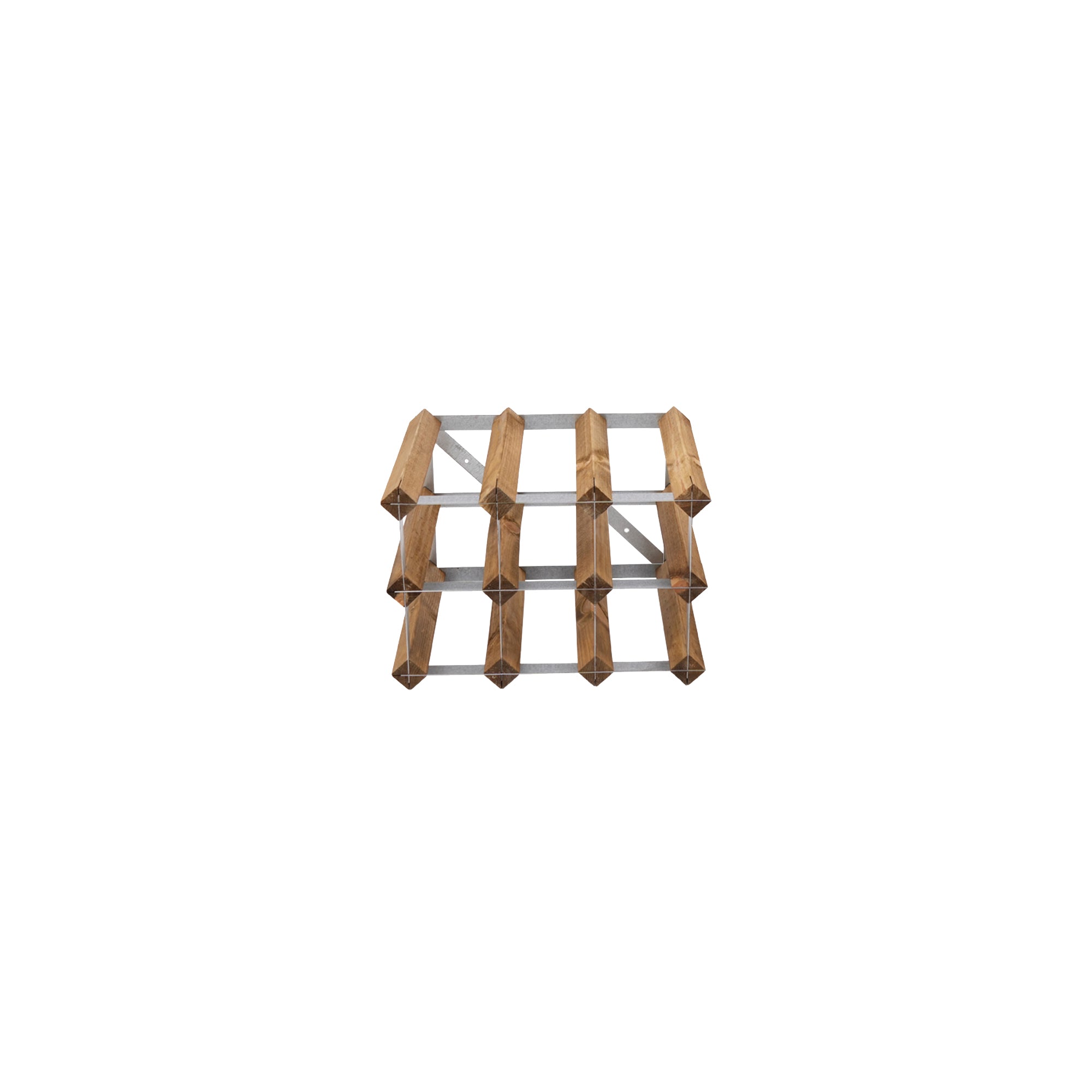 The Swedish Wine Rack Factory Vinställ 9 Flaskor Monterat Ljust Trä-Holykitchen