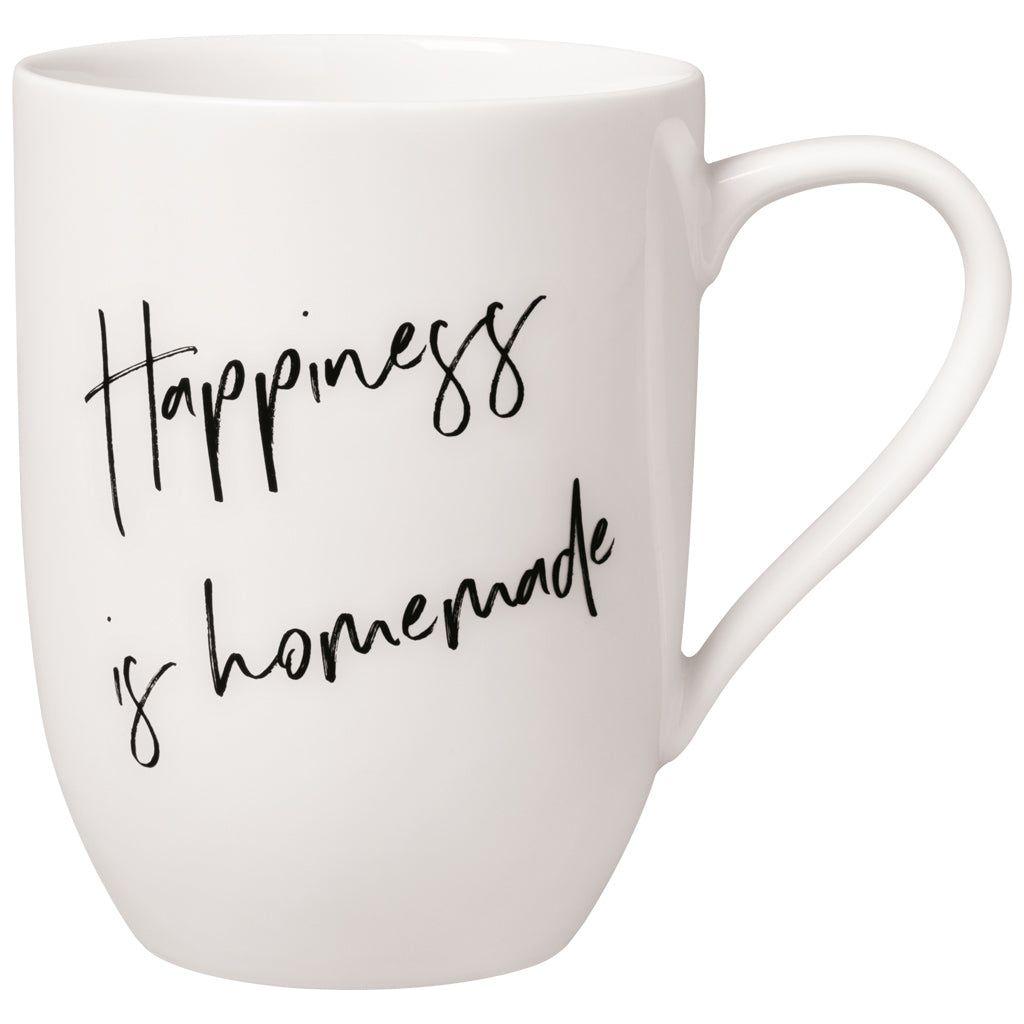 Villeroy & Boch Statement Mugg Lycka är hemmagjord 29 cl