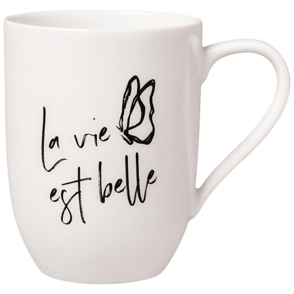 Villeroy & Boch Statement Mugg Livet är vackert 29 cl