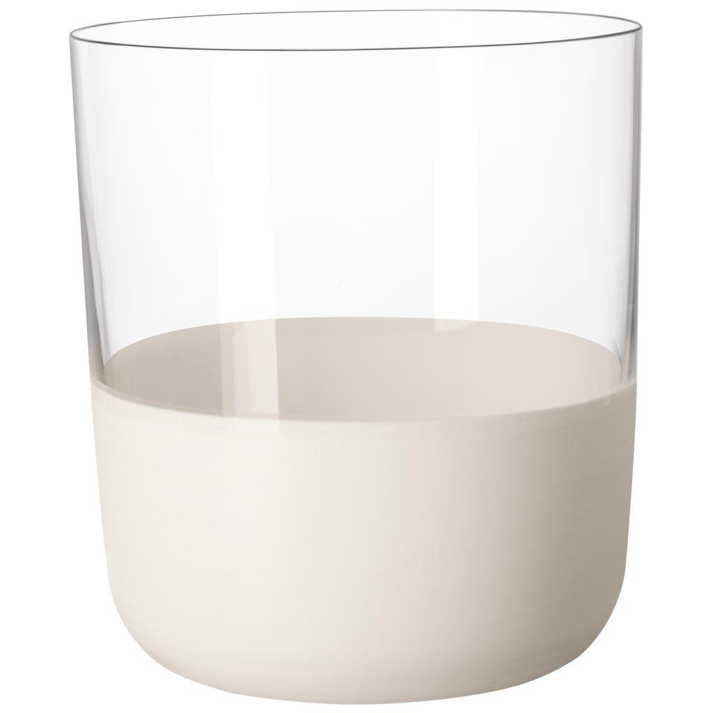 Villeroy & Boch Manufacture Rock vit Old fashioned tumbler, Set 4 st 250 ml