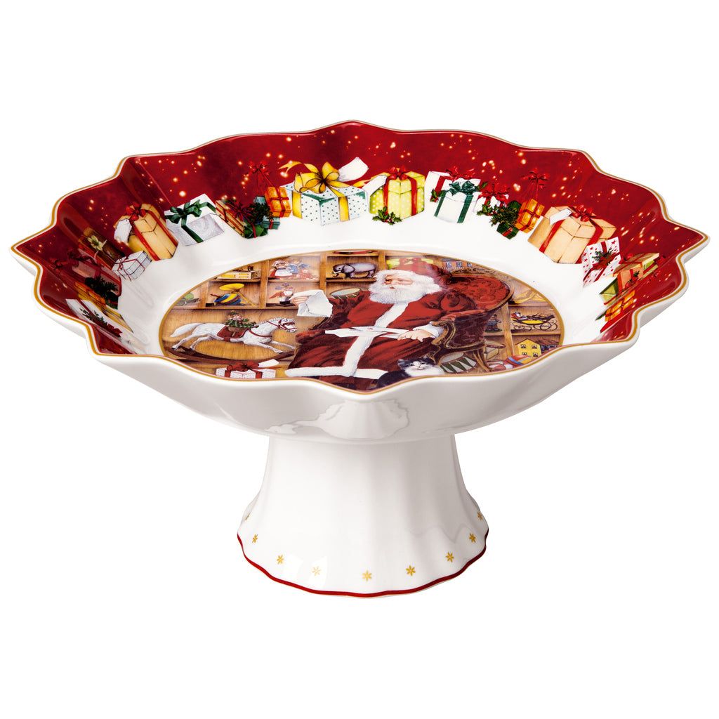 Villeroy & Boch Toy's Fantasy Fotad skål, Tomten läser önskelistor 38 cl