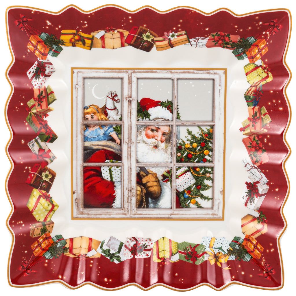 Villeroy & Boch Toy's Fantasy Skål fyrkantig, Tomten 45 cl