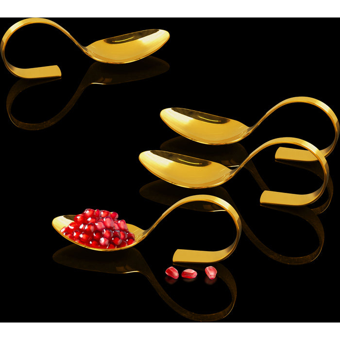 Modern House Golden Rose Gourmet Skedar 4-pack