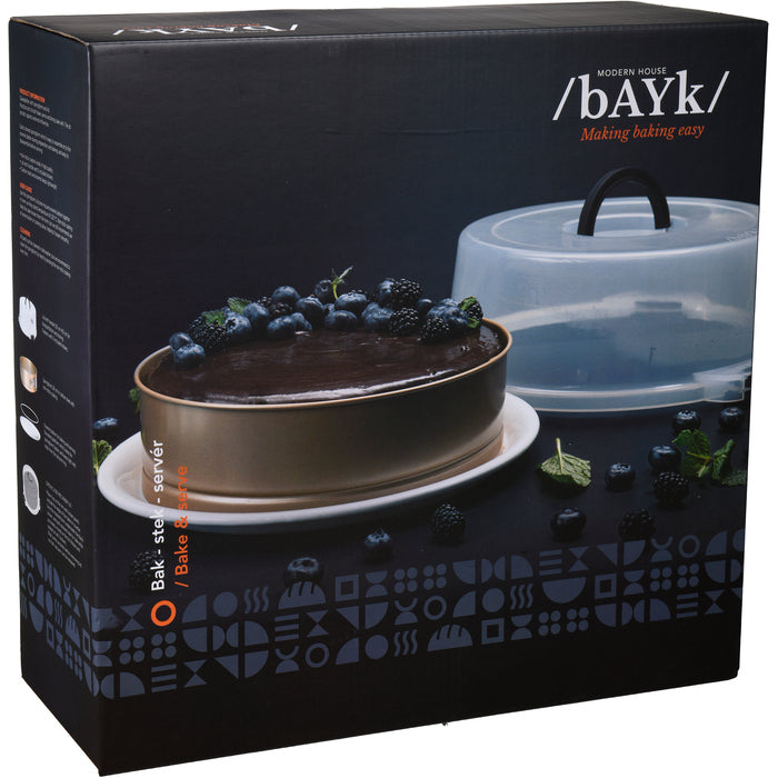 Modern House bAYk Kakfat med springform och lock D26 cm-Holykitchen