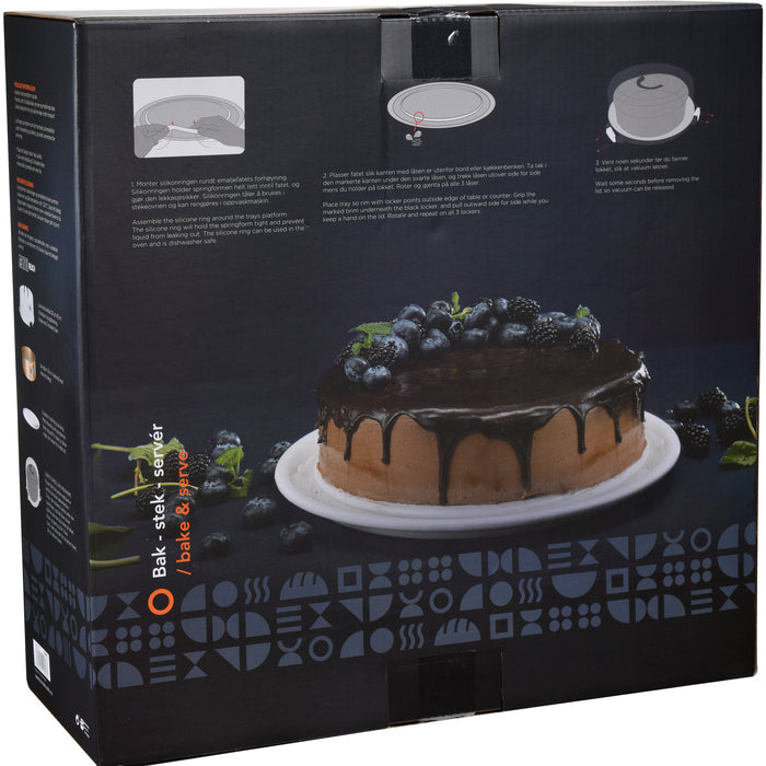 Modern House bAYk Kakfat med springform och lock D26 cm-Holykitchen