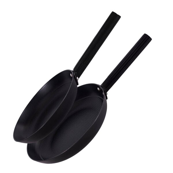 Vargen & Thor Aska DUO gjutjärnspanna 2 delar 24+28 cm svart-Holykitchen