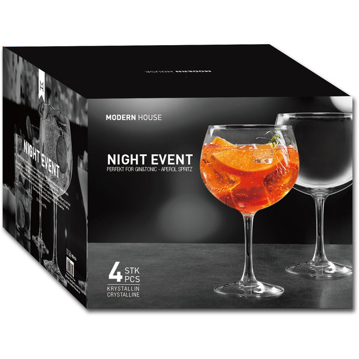 Modern House Night Event Gin-glas 4-pack 78 cl-Holykitchen