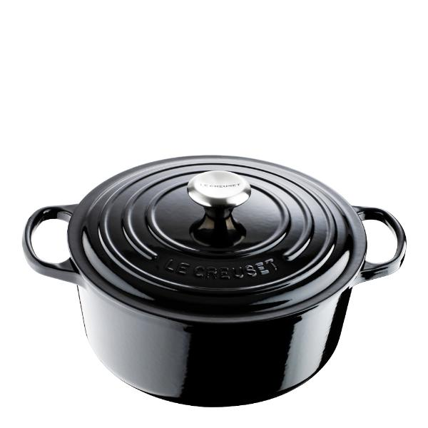 Le Creuset Signature Gjutjärnsgryta Rund 26 cm 5,3 L Black-Holykitchen