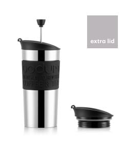 Bodum Kaffebryggare med extra lock vakuum liten 0,35 l rostfritt stål