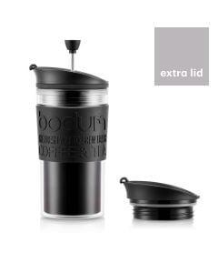Bodum Kaffebryggare med extra lock dubbelvägg plast 0,35 l
