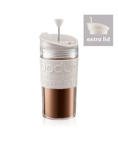 Bodum Kaffebryggare med extra lock dubbelvägg plast 0,35 l