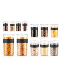 Bodum Förvaringsburk 4×0,25 l + 3×0,6 l + 3×1 l + 2×2 l