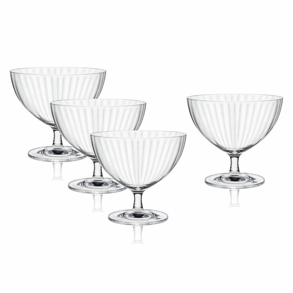 Modern House Timeless Glaskålar på fot, 4-pack 0,4 l-Holykitchen