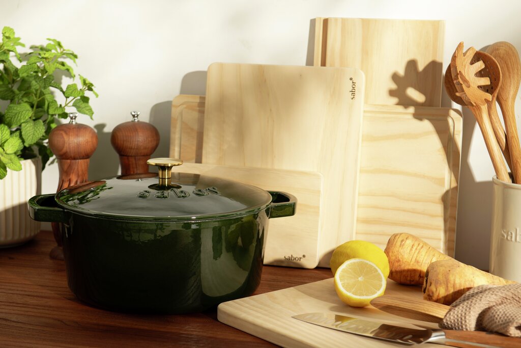 Sabor  Gjutjärnsgryta 6,7 L mörkgrön