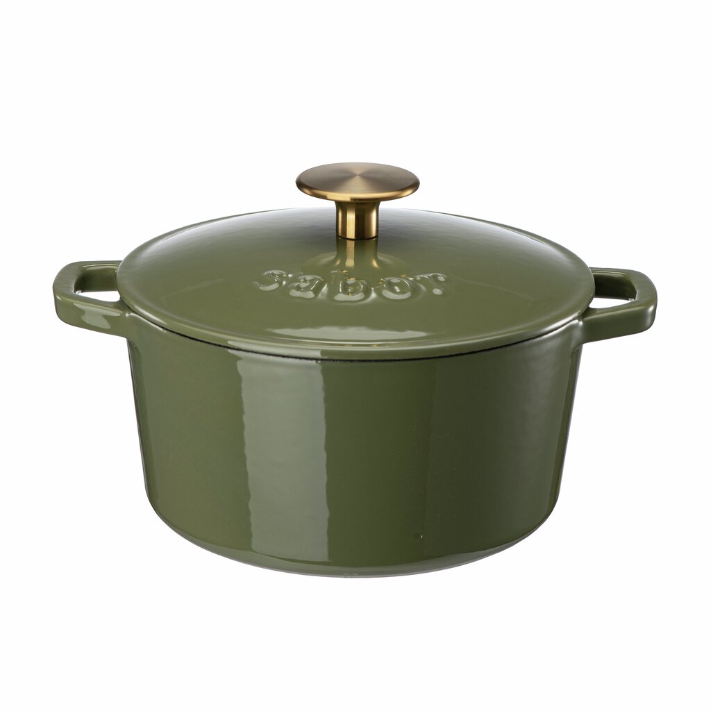 Sabor Gjutjärnsgryta 2 L oliv-Holykitchen