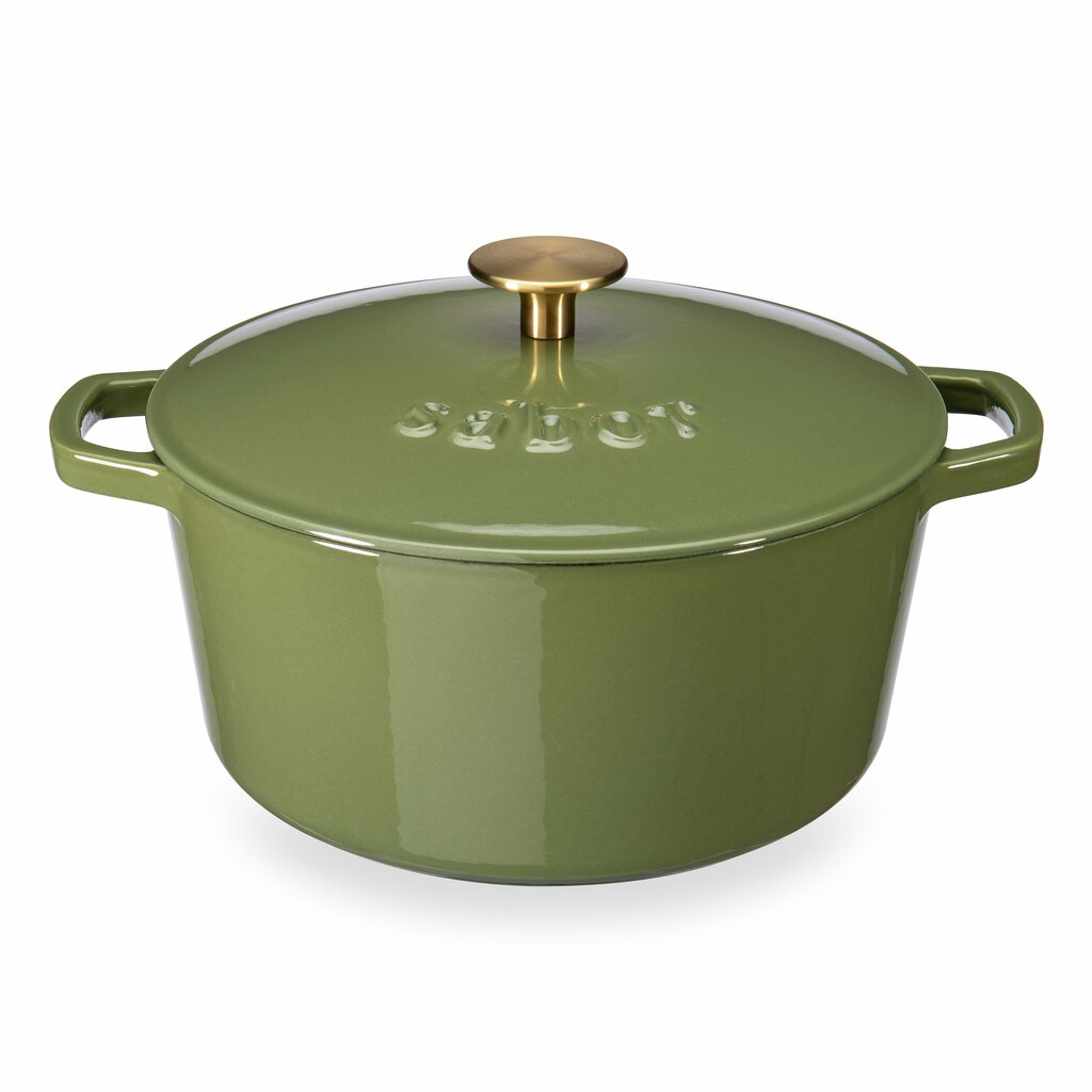 Sabor Gjutjärnsgryta 4,4 L forever olive-Holykitchen