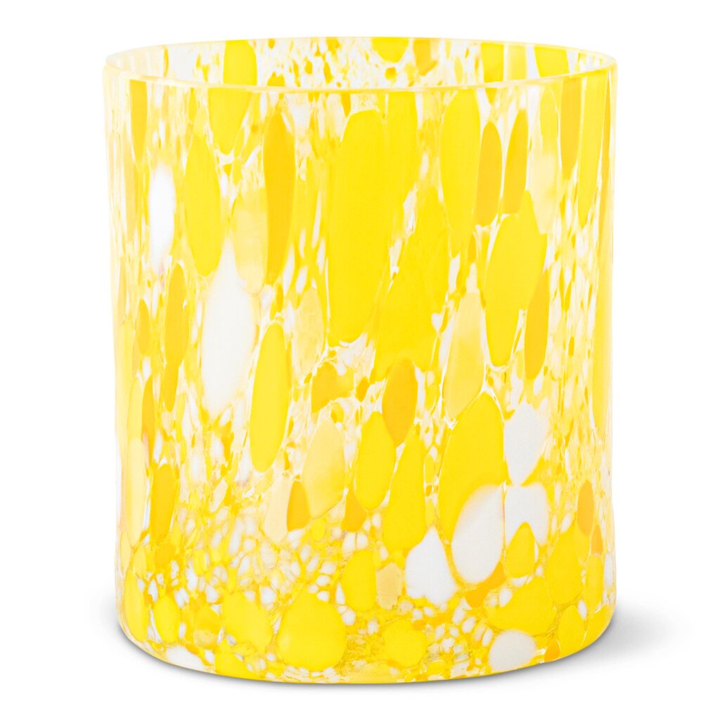 Magnor Swirl dricksglas/lykta gul multi 35 cl-Holykitchen