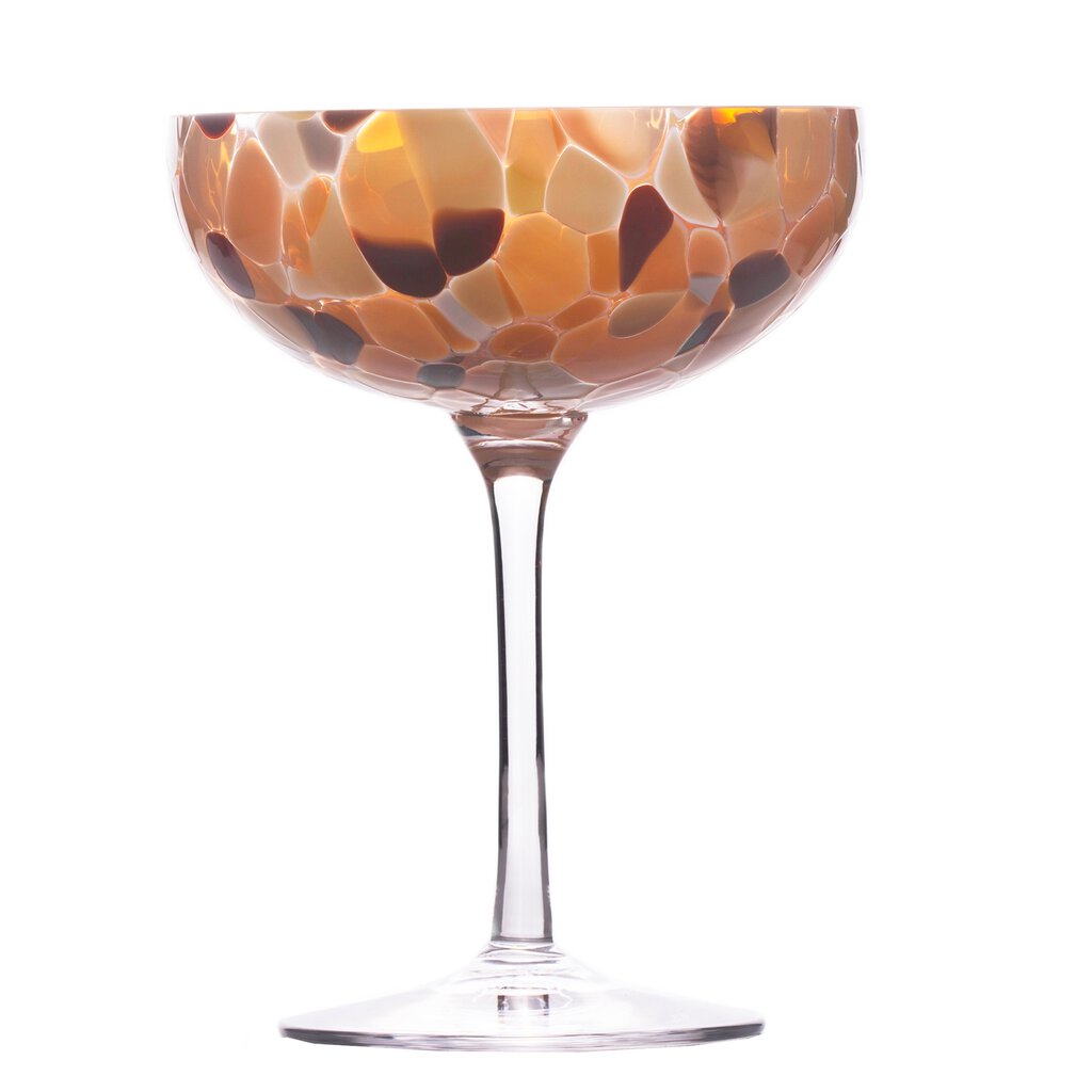 Magnor Swirl Champagneglas brun 22 cl-Holykitchen