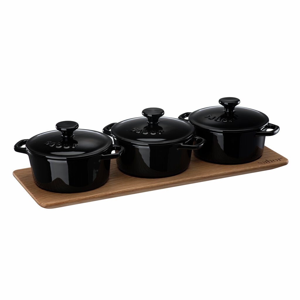 Sabor Minigryte serveringssett s/3 0,3 l-Holykitchen