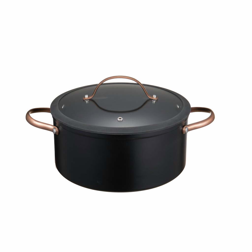 Modern House Black Copper Potta 6 l-Holykitchen