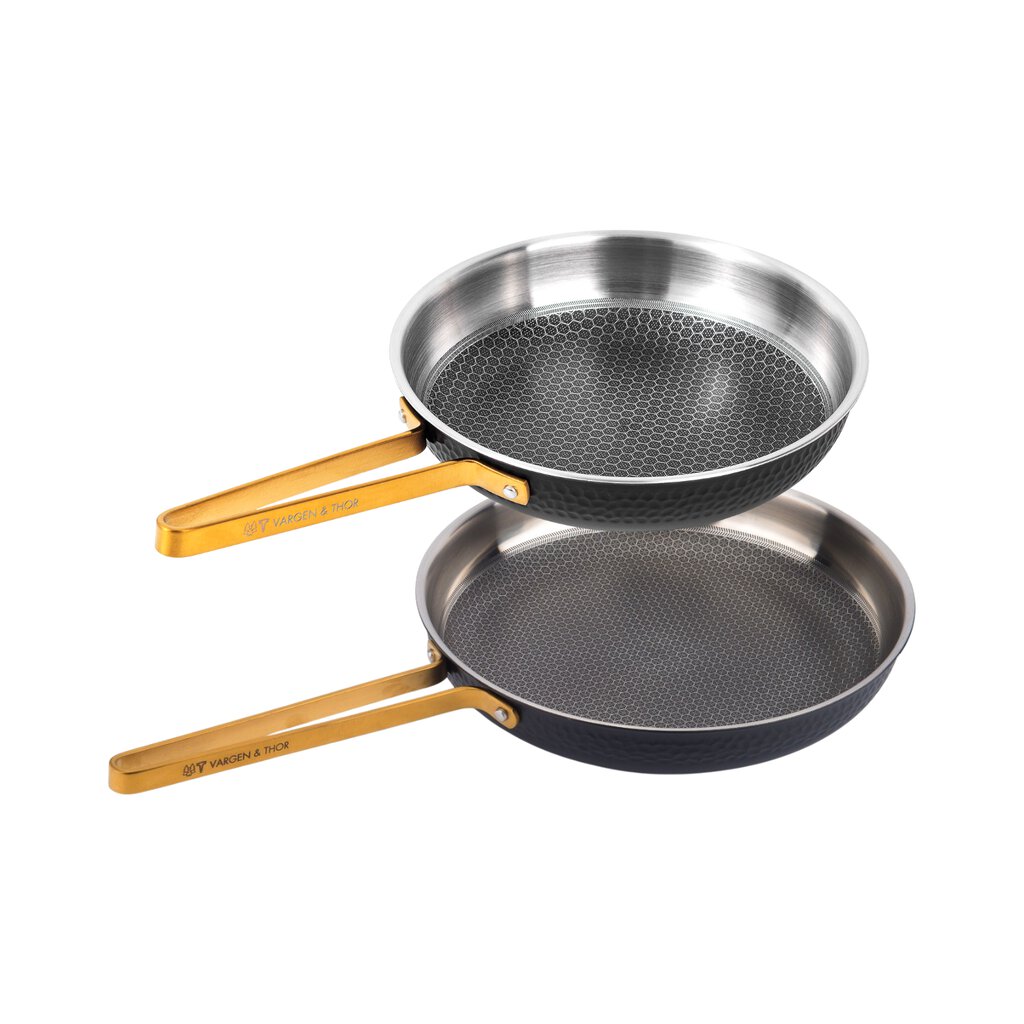 Vargen & Thor Arvet.duo Modell XB Modell XB JR - Stekepannor  s/2 28 & 22 cm