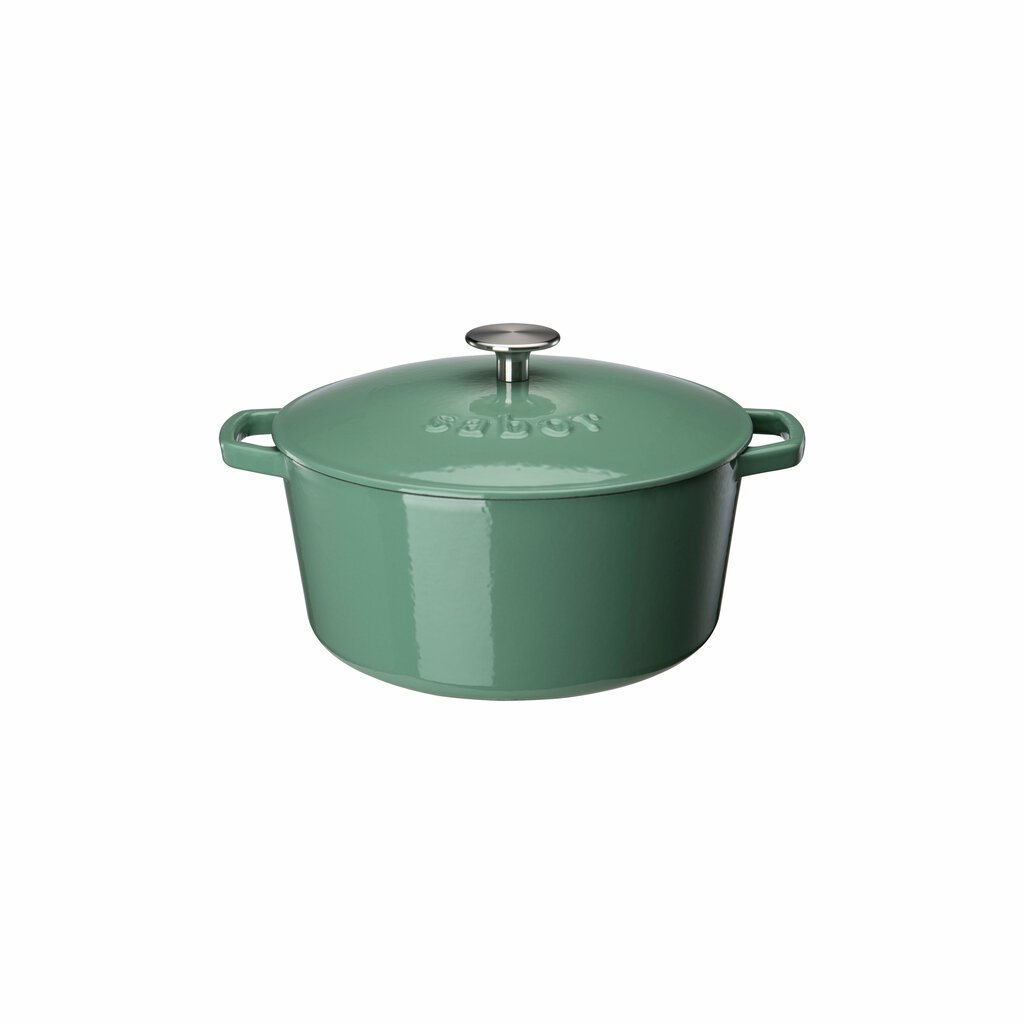 Sabor Gjutjärnsgryta 4,4 L 28 cm sea green-Holykitchen