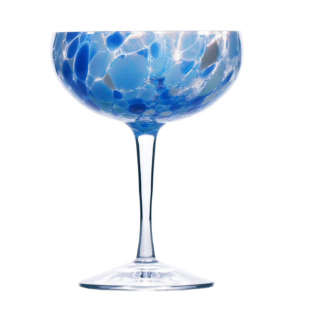 Magnor Swirl Champagneglas blå 22 cl-Holykitchen
